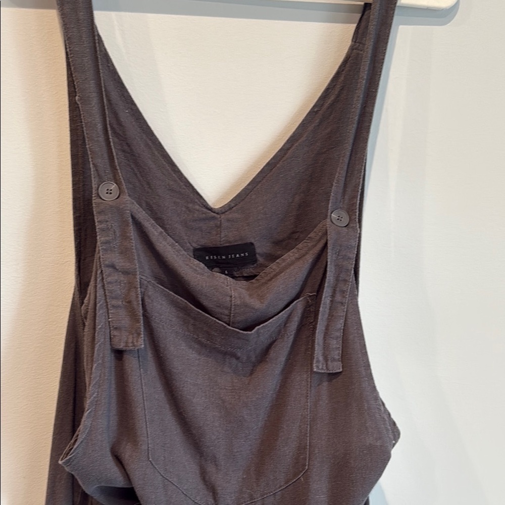 Risen Jeans Charcoal Overalls